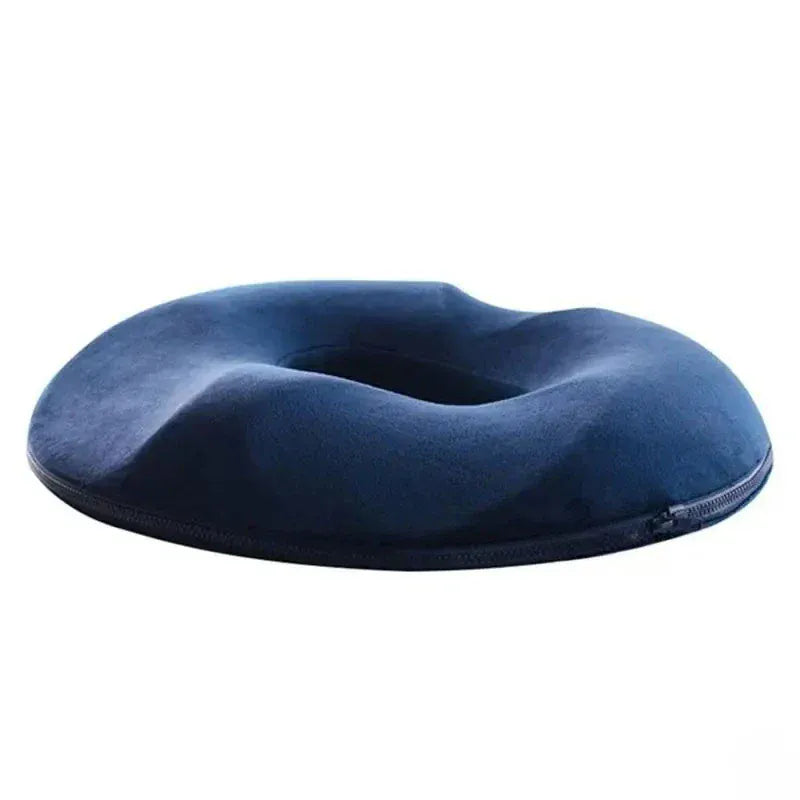 1 Piece Donut-Shaped Memory Foam Seat Cushion - Soft, Breathable, Design for Daily Sitting, Office, Home, Car Use