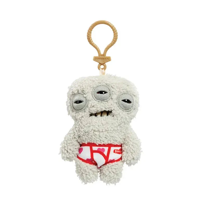 Fuggler Funny Ugly Monster Plush Toys Keychain Monster Rabbits Cute Stuffed Fugg Kawaii Peluche Dolls Pendants Gifts Kid 12CM